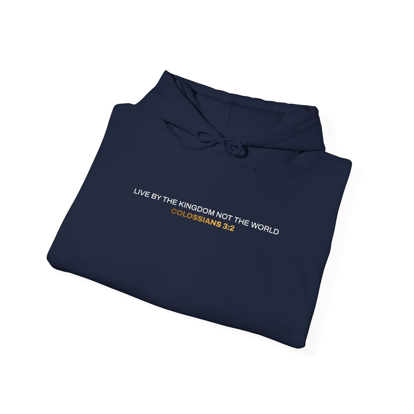 "Live By the Kingdom Not the World Colossians 3:2" Unisex Heavy Blend™ Hoodies - The Shield of Light