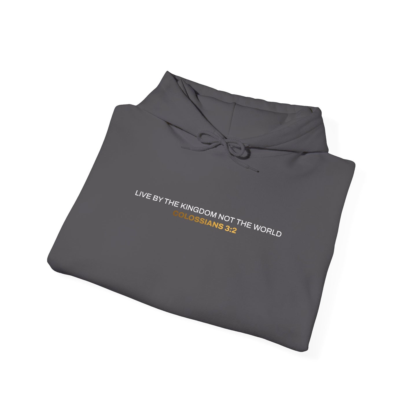 "Live By the Kingdom Not the World Colossians 3:2" Unisex Heavy Blend™ Hoodies - The Shield of Light