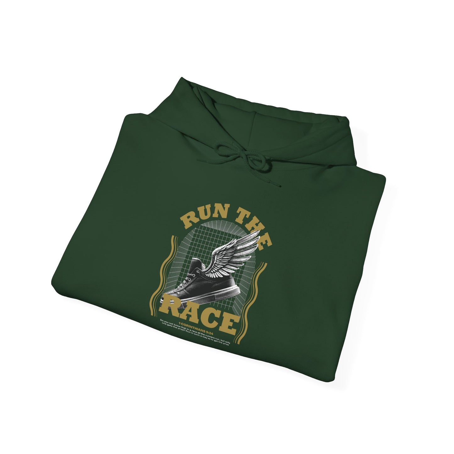 "Run The Race" Unisex Heavy Blend™ Hoodies - The Shield of Light
