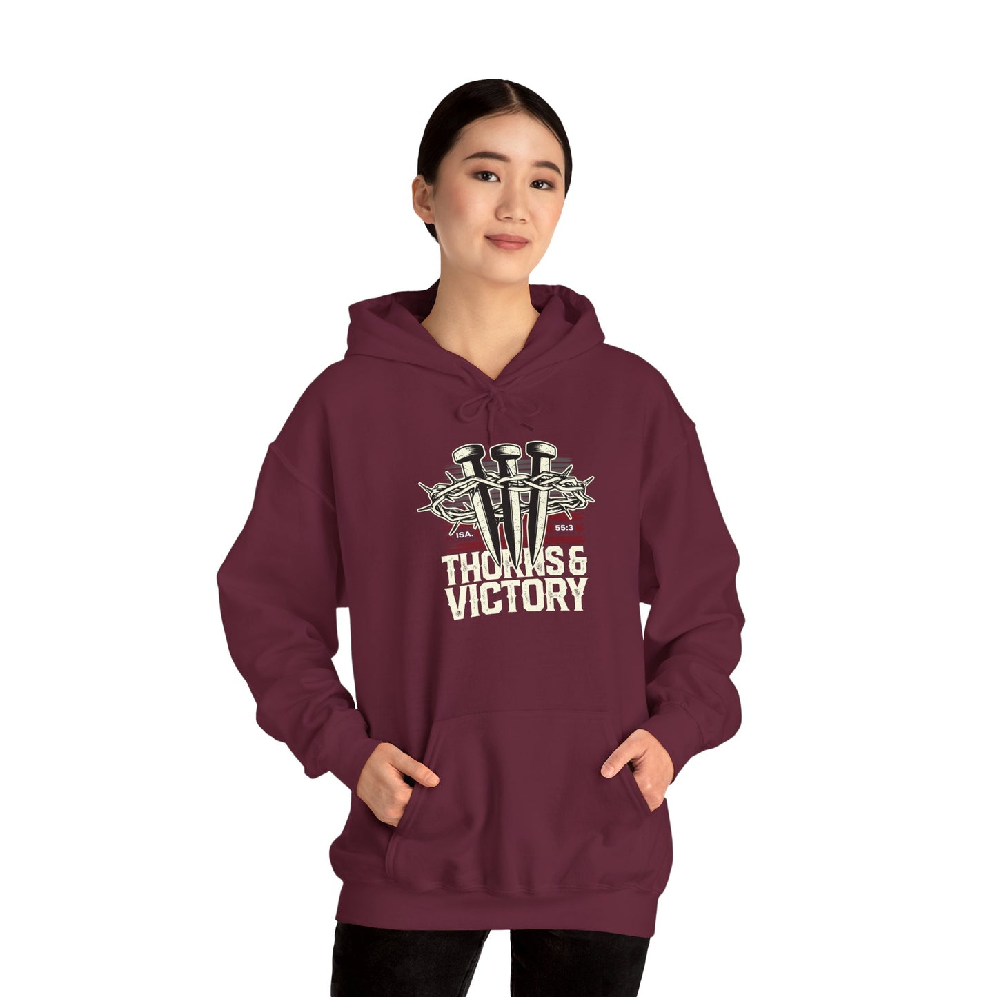 "Thorns & Victory" Unisex Heavy Blend™ Hoodies - The Shield of Light