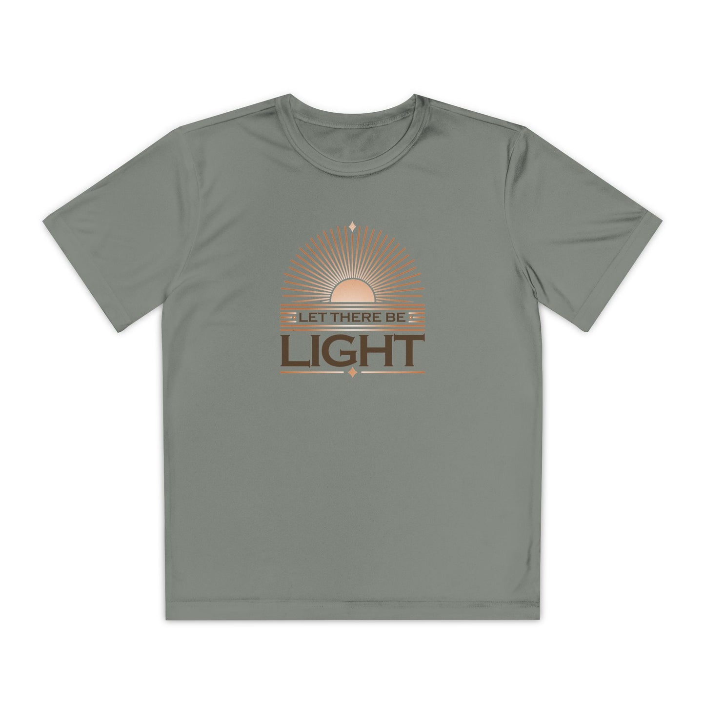 "Let There Be Light" Unisex Youth Competitor Tee - The Shield of Light