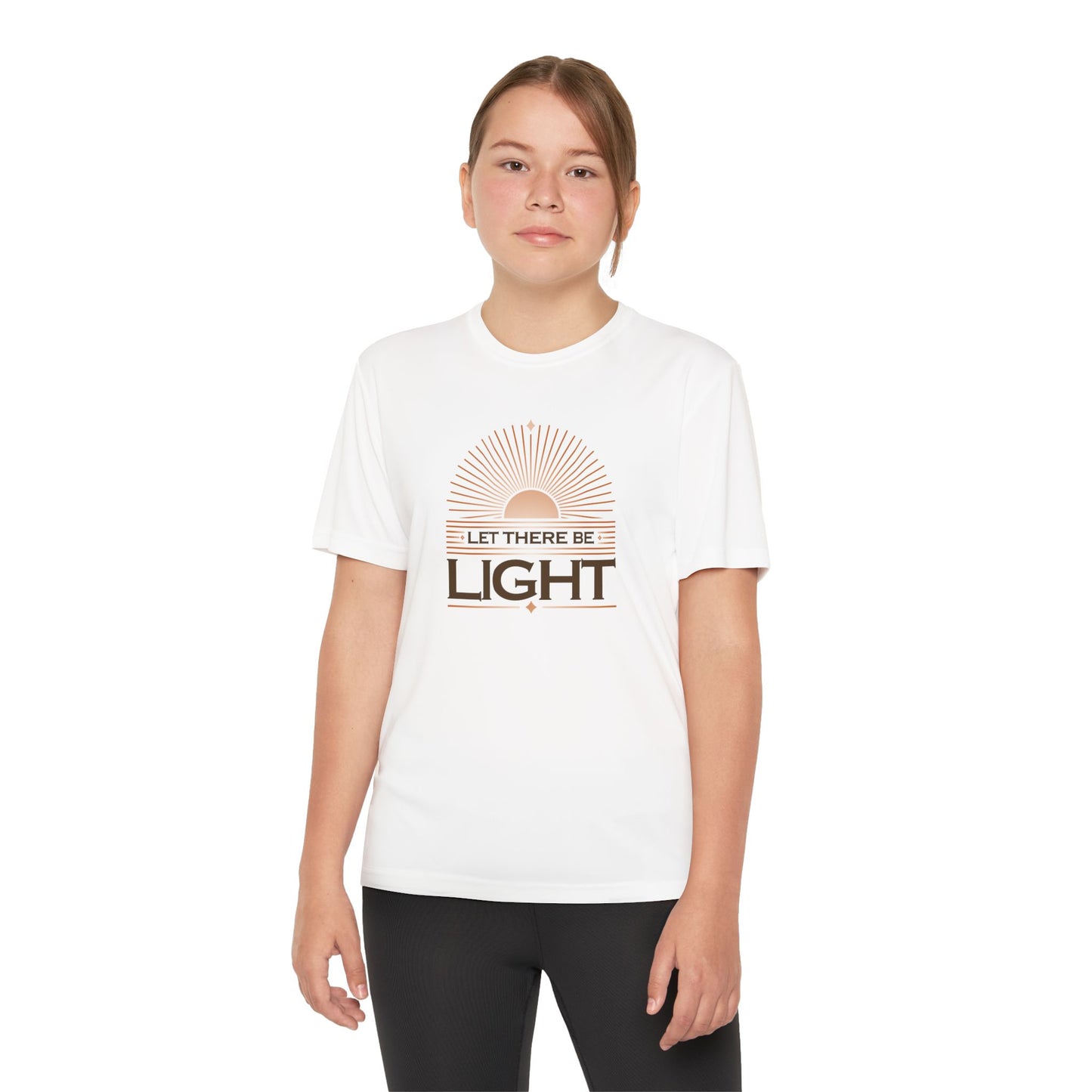 "Let There Be Light" Unisex Youth Competitor Tee - The Shield of Light