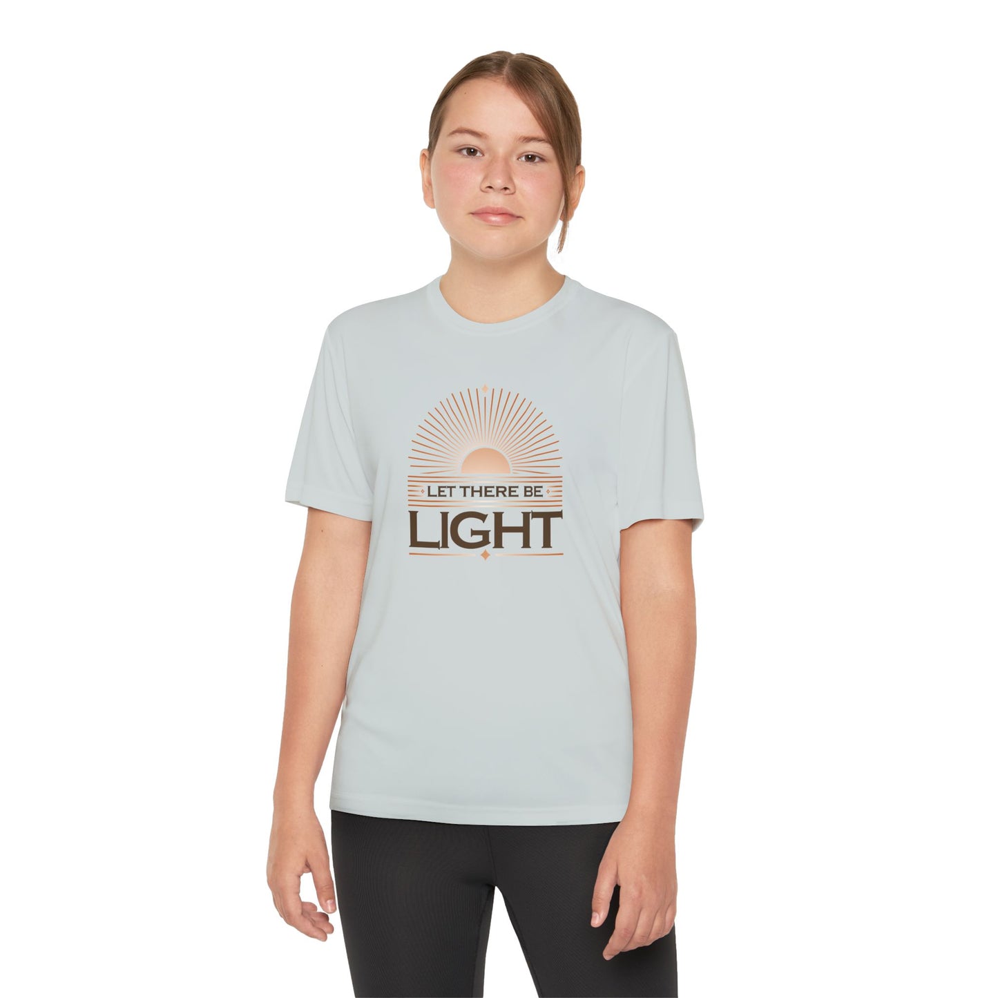 "Let There Be Light" Unisex Youth Competitor Tee - The Shield of Light