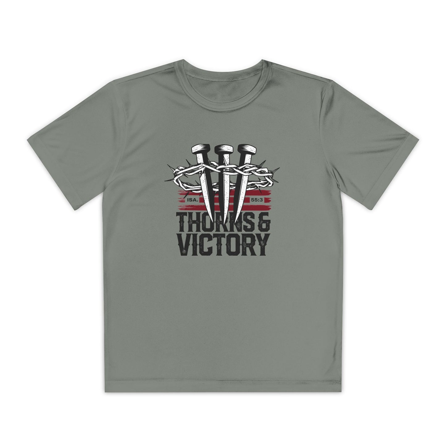 "Thorns & Victory" Unisex Youth Competitor Tee - The Shield of Light