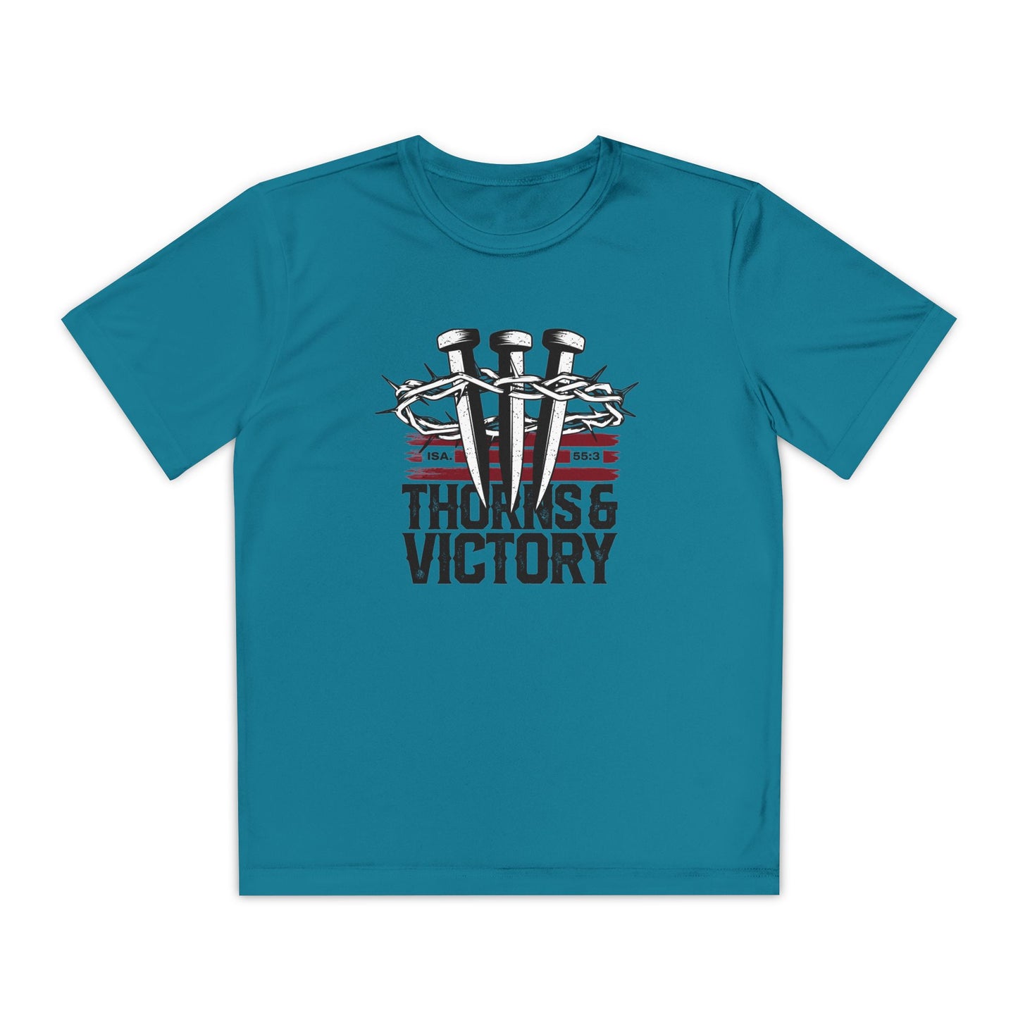 "Thorns & Victory" Unisex Youth Competitor Tee - The Shield of Light