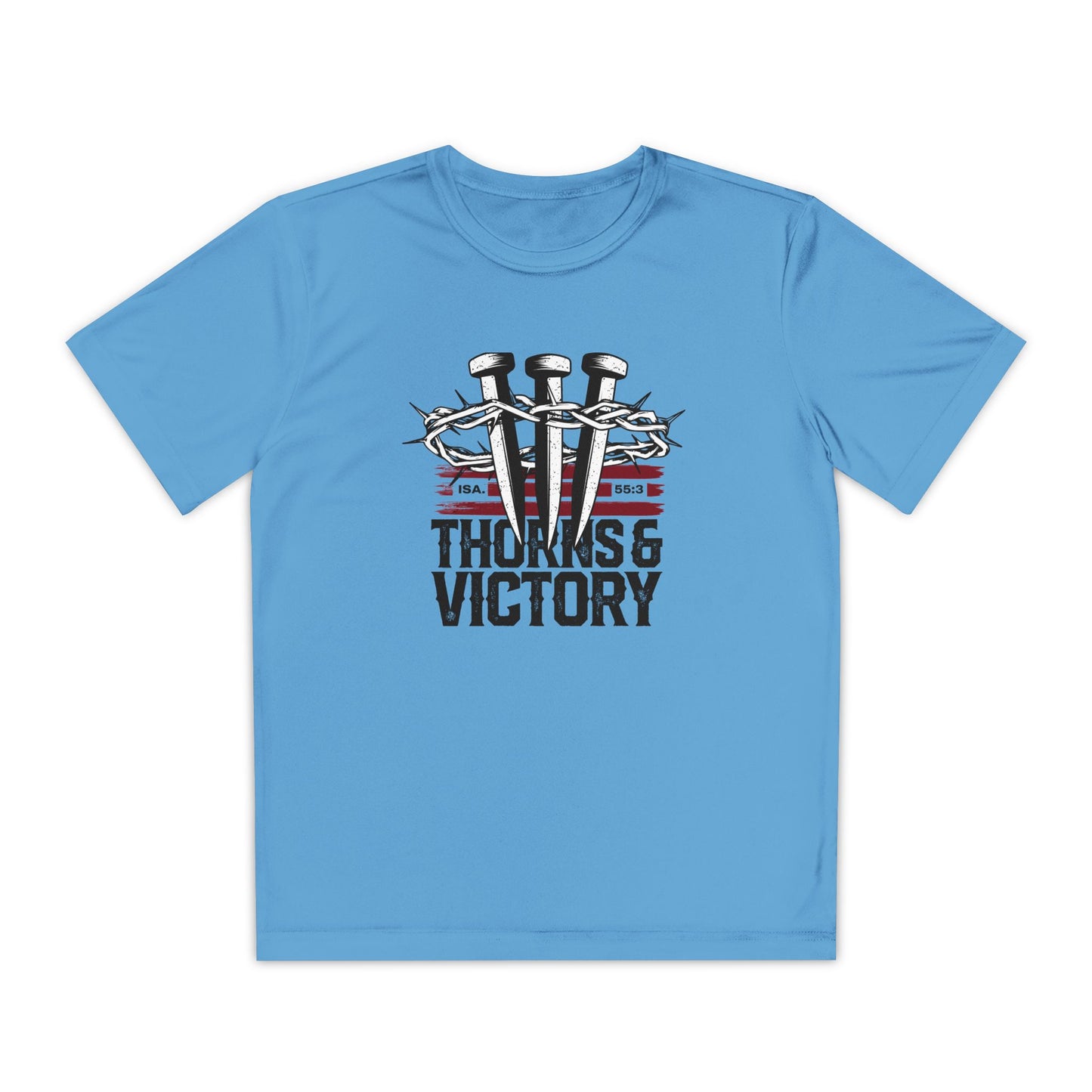 "Thorns & Victory" Unisex Youth Competitor Tee - The Shield of Light