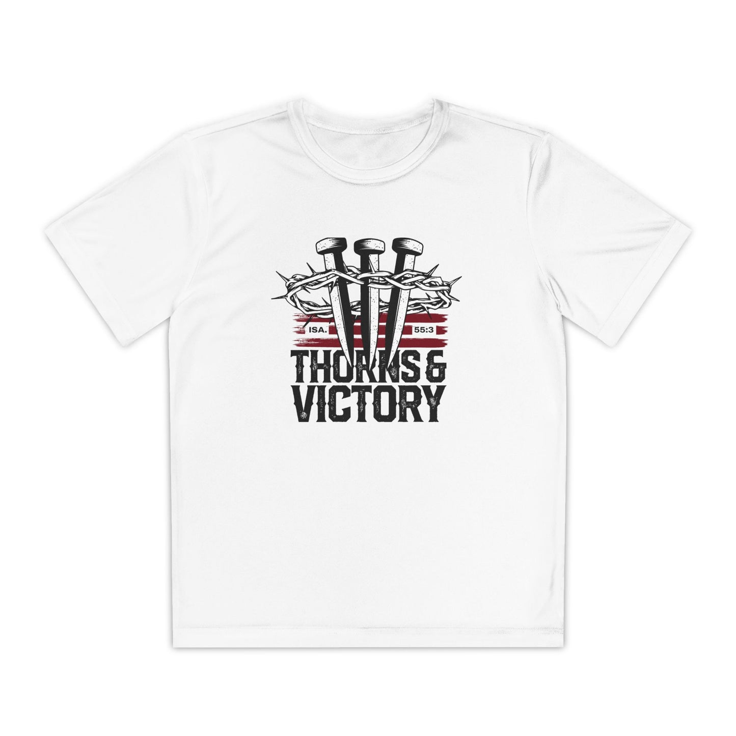 "Thorns & Victory" Unisex Youth Competitor Tee - The Shield of Light