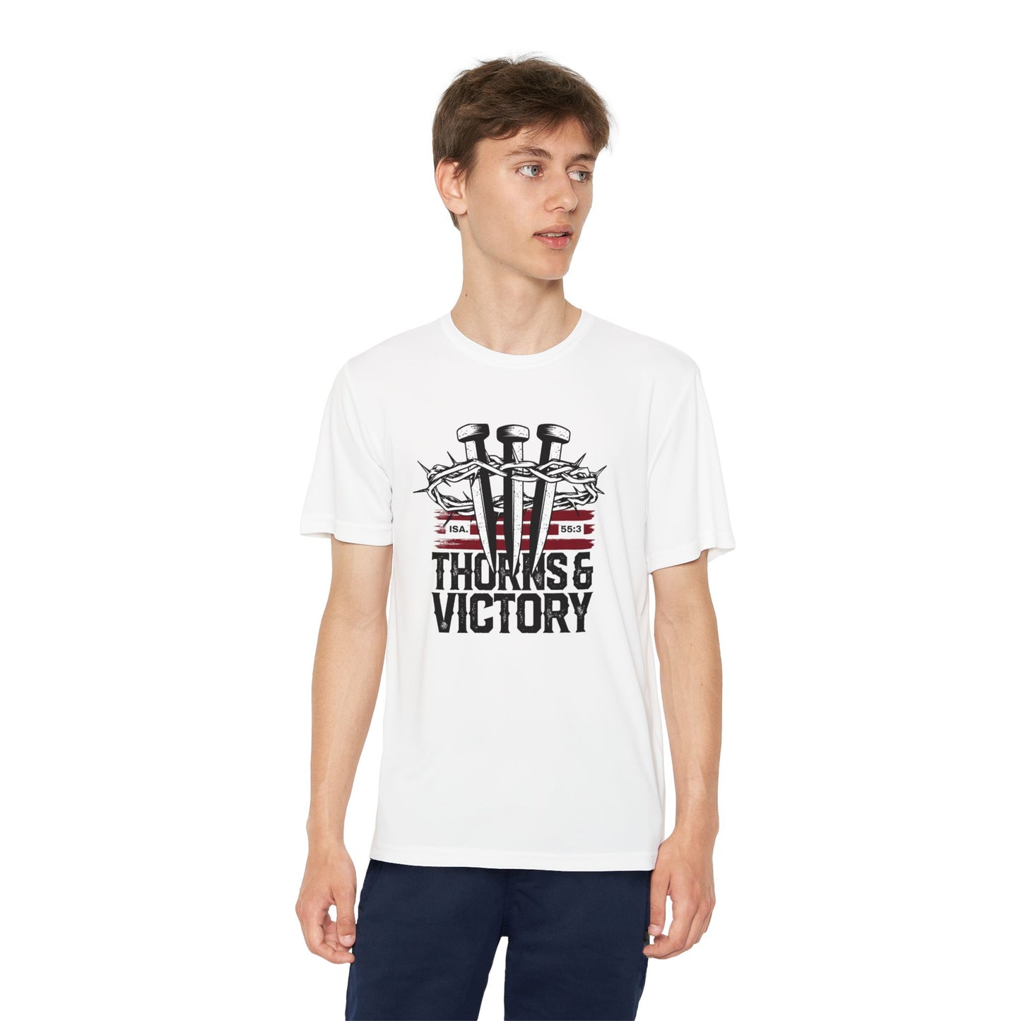 "Thorns & Victory" Unisex Youth Competitor Tee - The Shield of Light