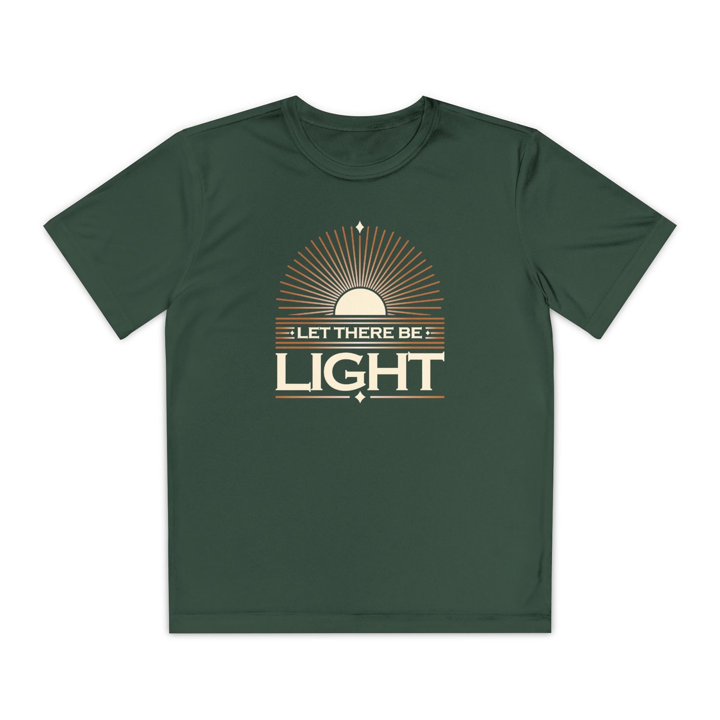 "Let There Be Light" Unisex Youth Competitor Tee - The Shield of Light