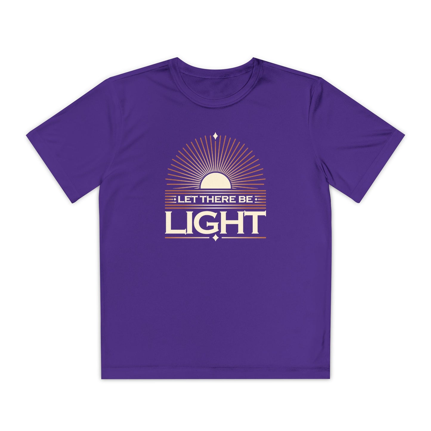 "Let There Be Light" Unisex Youth Competitor Tee - The Shield of Light