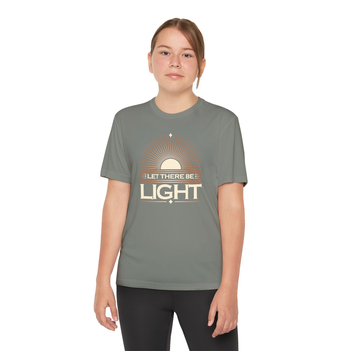 "Let There Be Light" Unisex Youth Competitor Tee - The Shield of Light