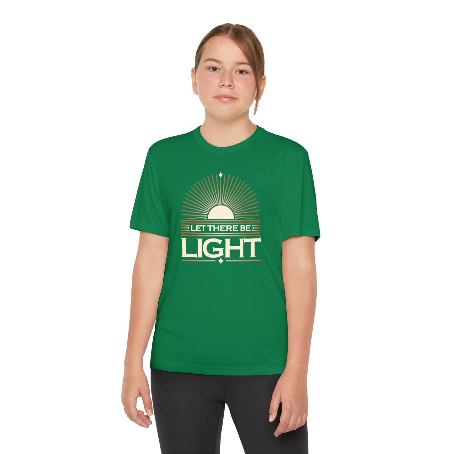 "Let There Be Light" Unisex Youth Competitor Tee - The Shield of Light