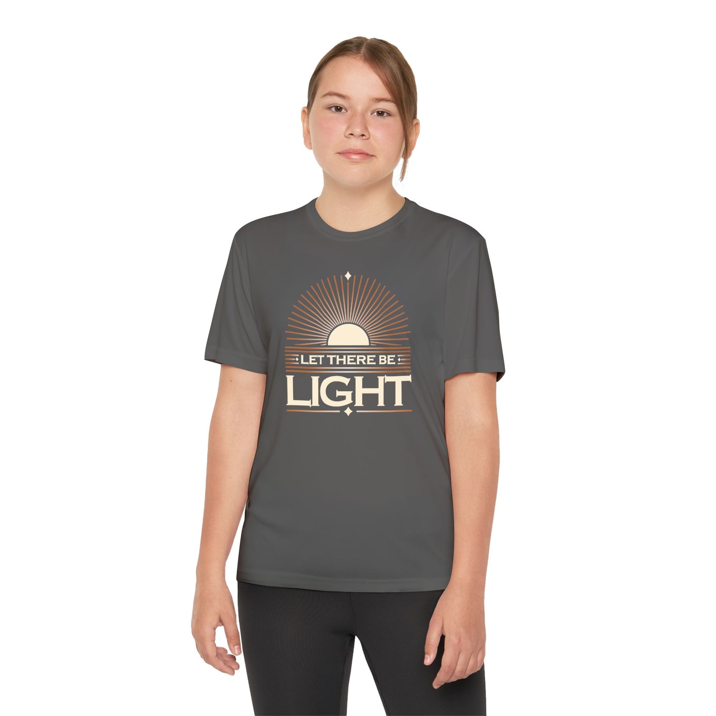 "Let There Be Light" Unisex Youth Competitor Tee - The Shield of Light
