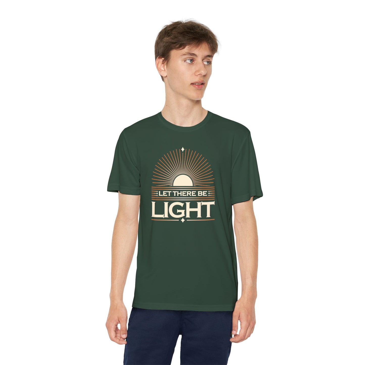 "Let There Be Light" Unisex Youth Competitor Tee - The Shield of Light