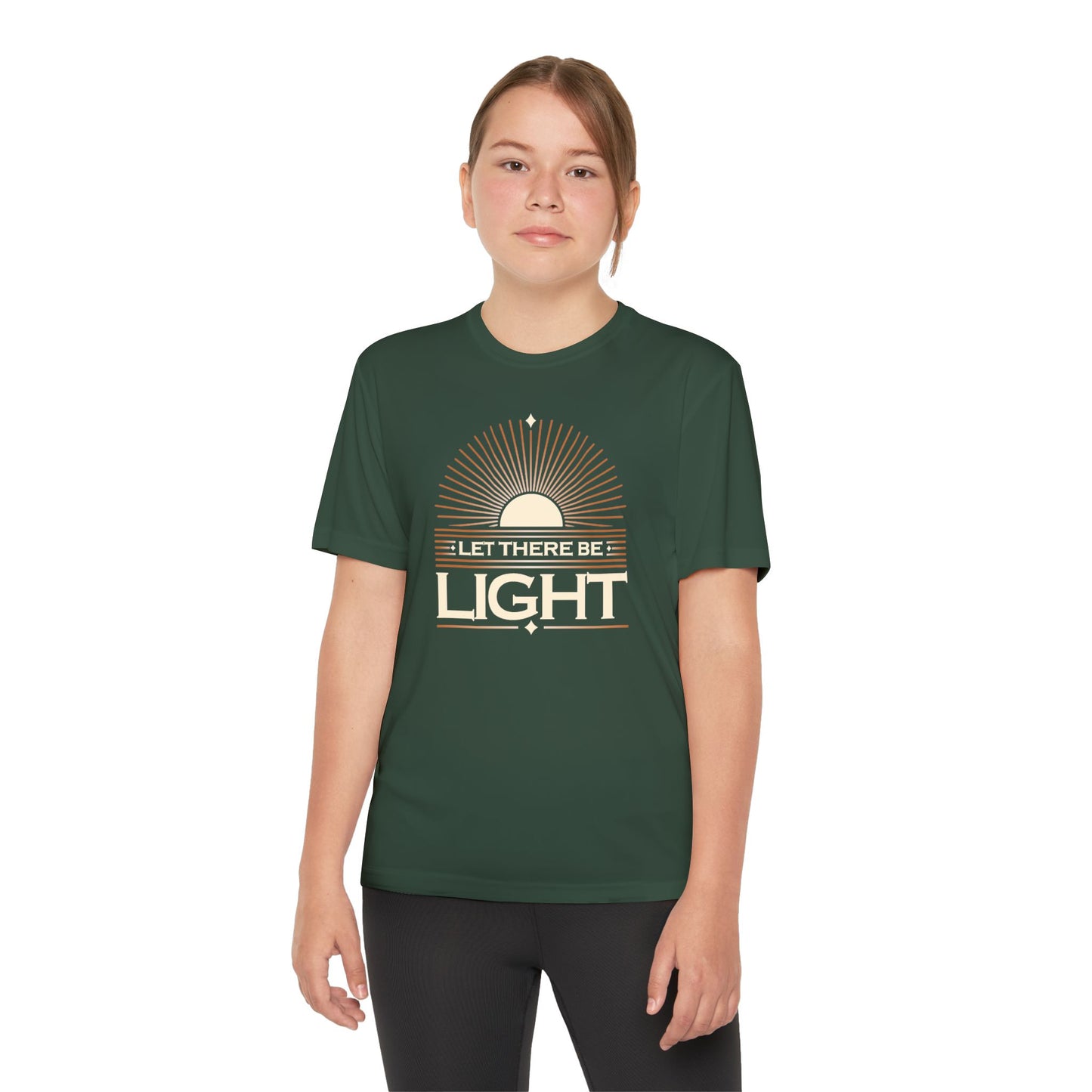 "Let There Be Light" Unisex Youth Competitor Tee - The Shield of Light