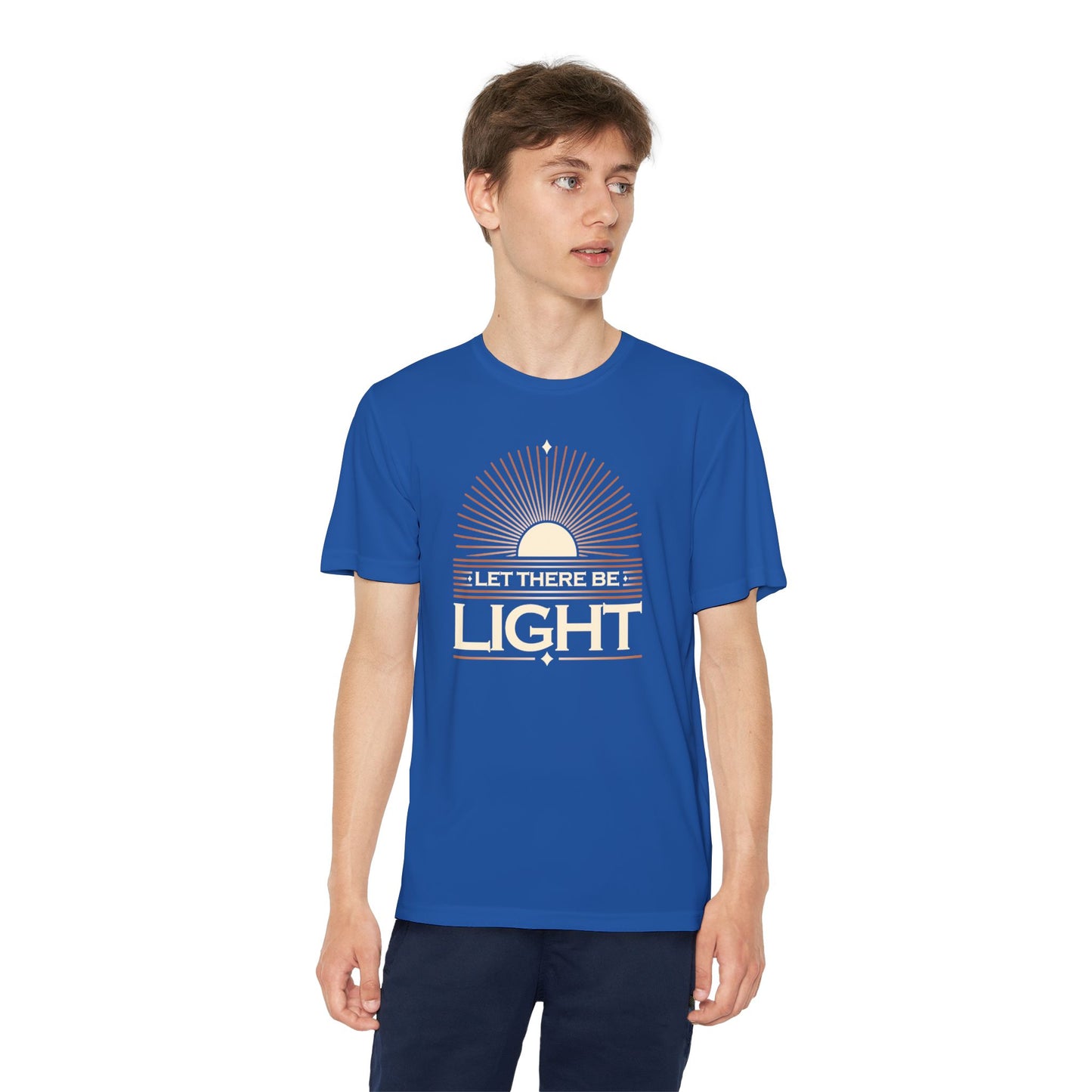 "Let There Be Light" Unisex Youth Competitor Tee - The Shield of Light