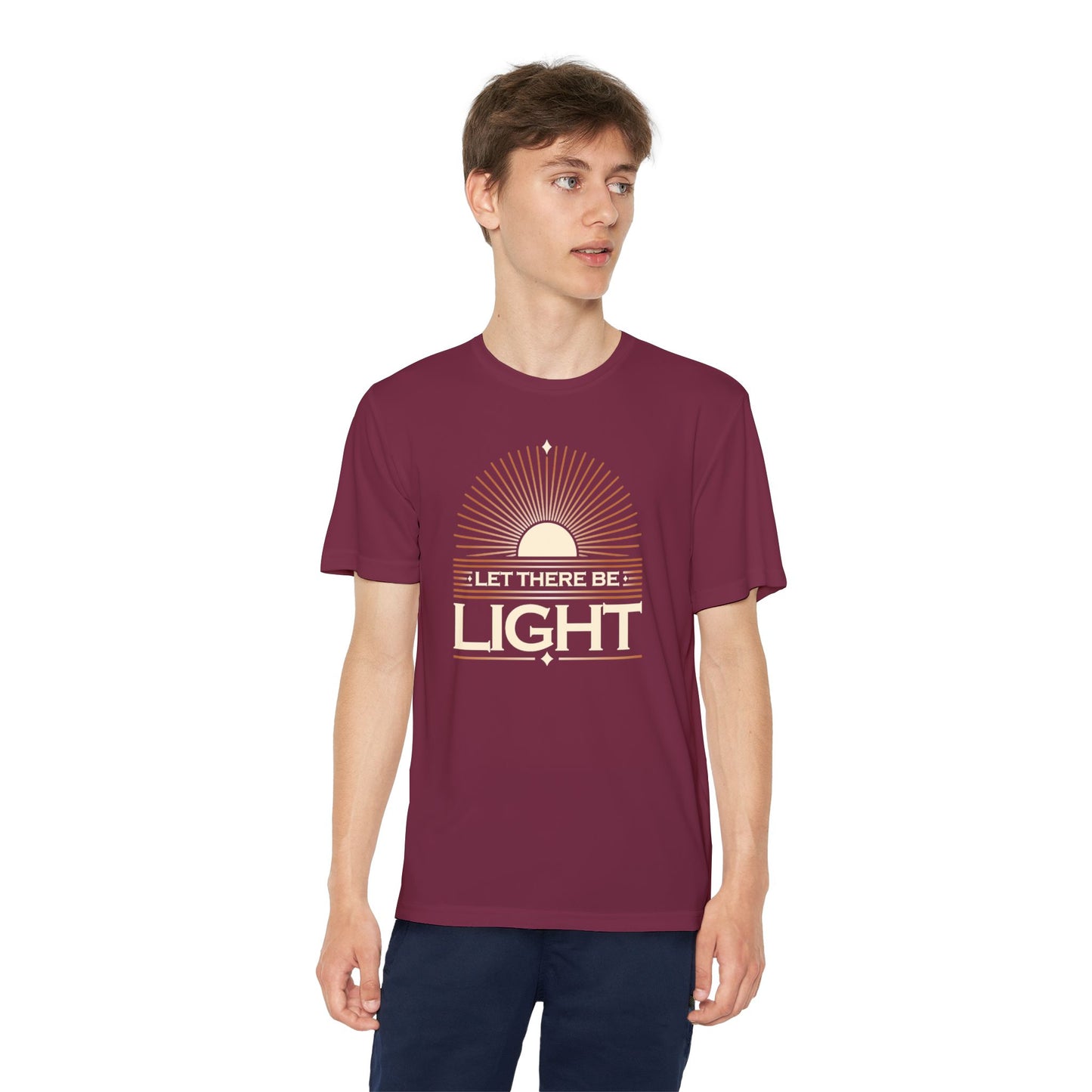 "Let There Be Light" Unisex Youth Competitor Tee - The Shield of Light