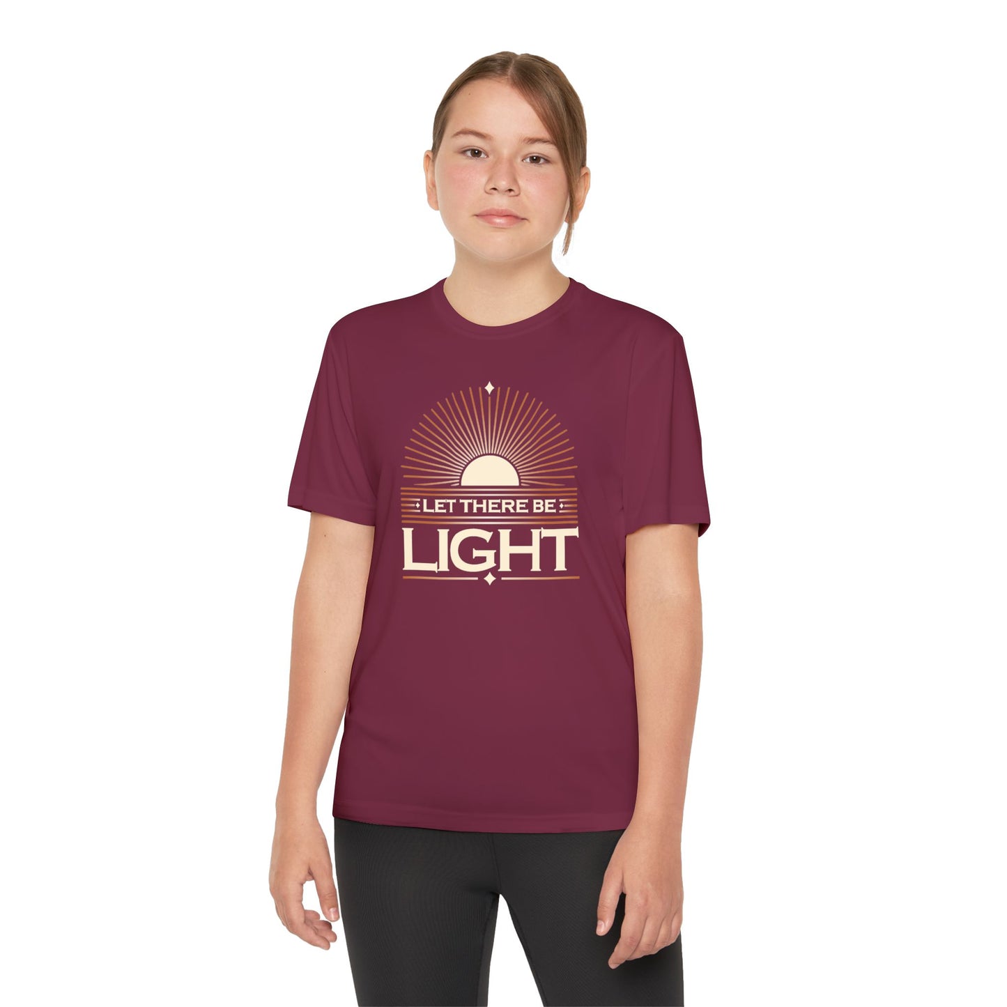 "Let There Be Light" Unisex Youth Competitor Tee - The Shield of Light
