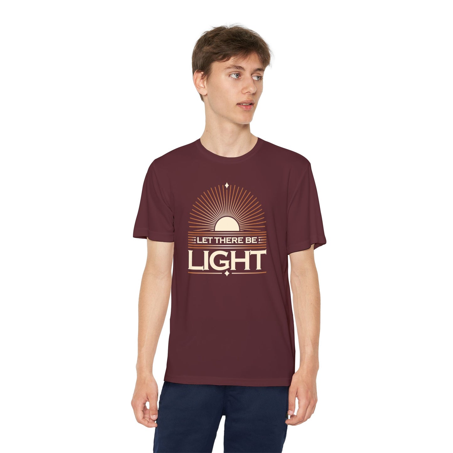 "Let There Be Light" Unisex Youth Competitor Tee - The Shield of Light