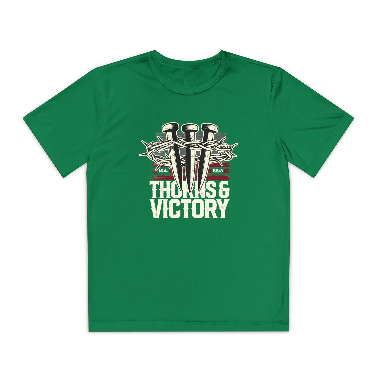 "Thorns & Victory" Unisex Youth Competitor Tee - The Shield of Light