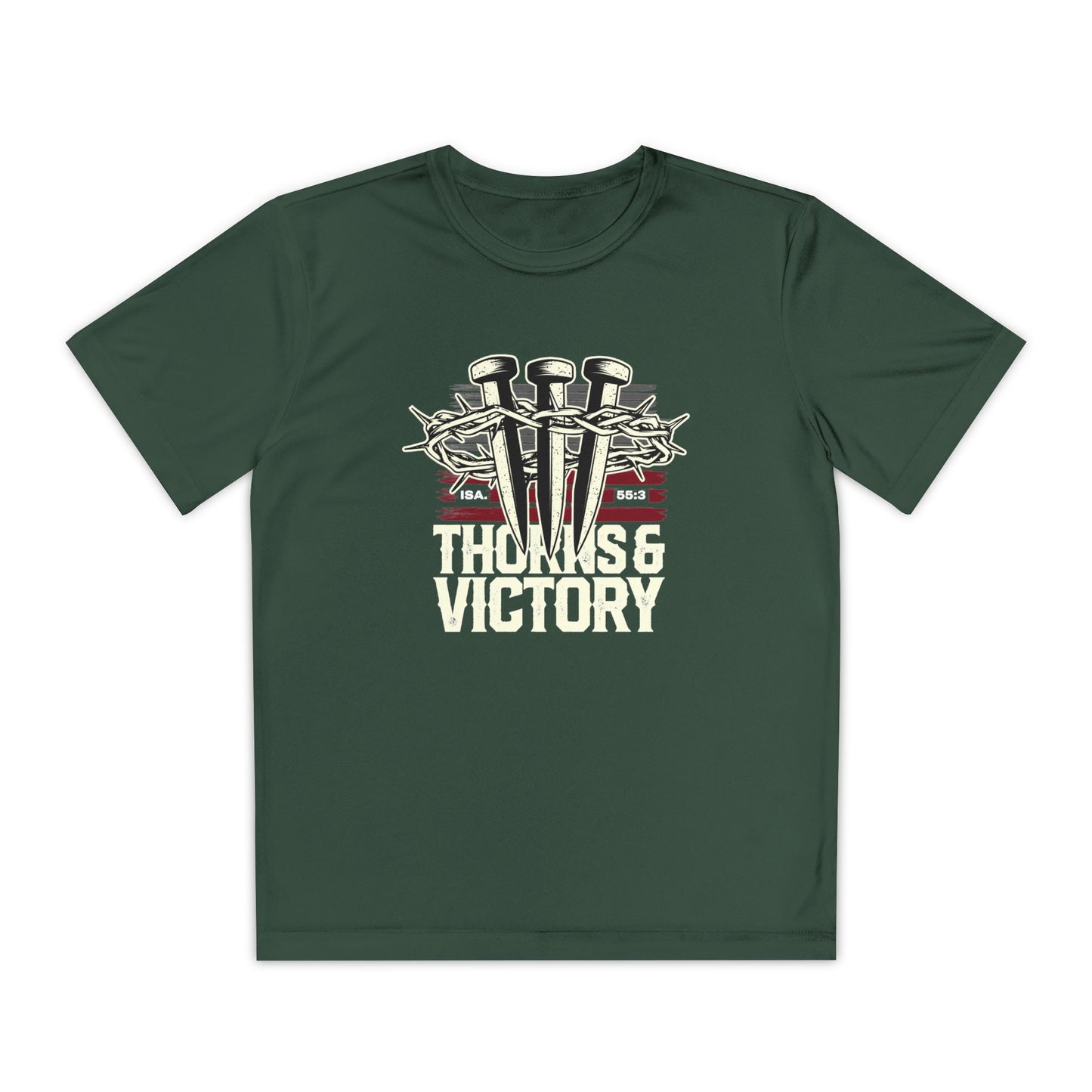 "Thorns & Victory" Unisex Youth Competitor Tee - The Shield of Light