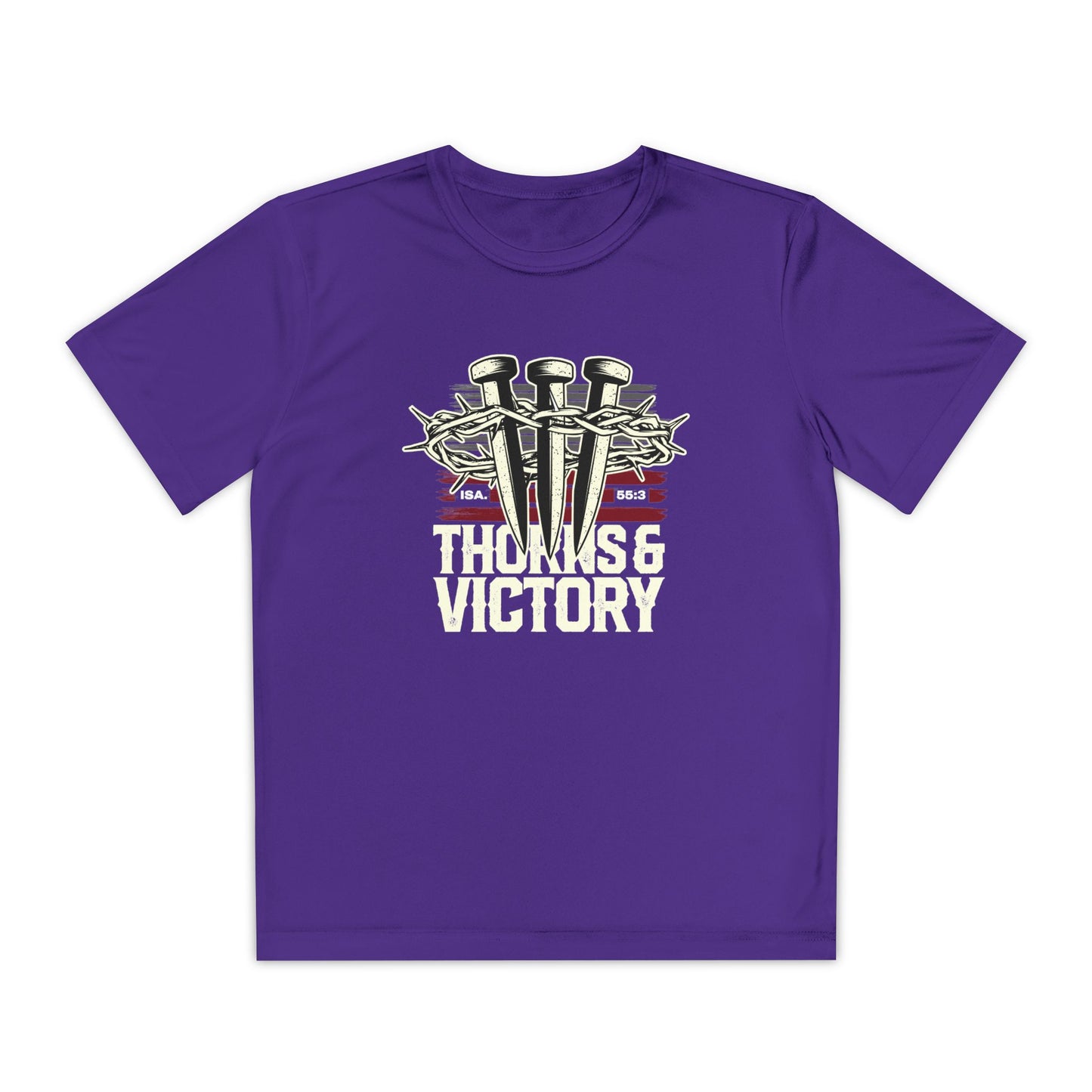 "Thorns & Victory" Unisex Youth Competitor Tee - The Shield of Light