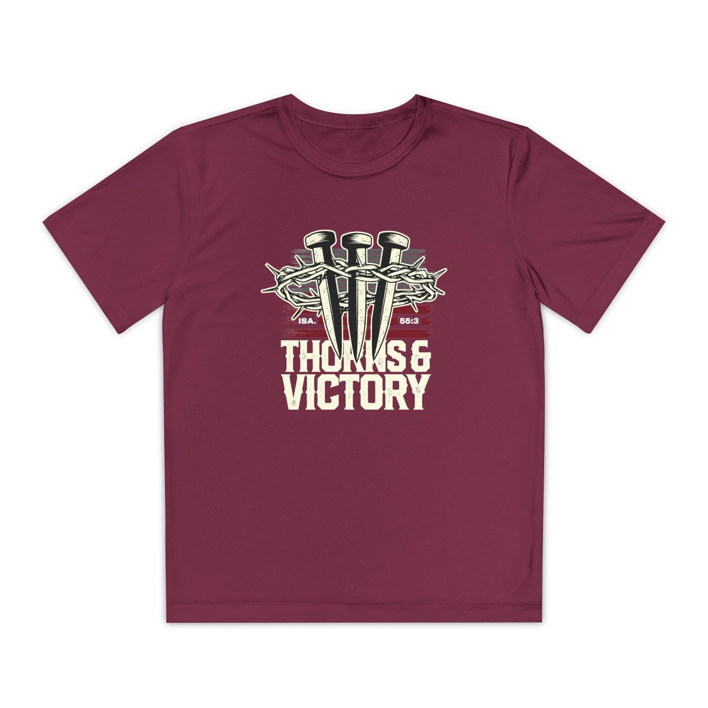 "Thorns & Victory" Unisex Youth Competitor Tee - The Shield of Light