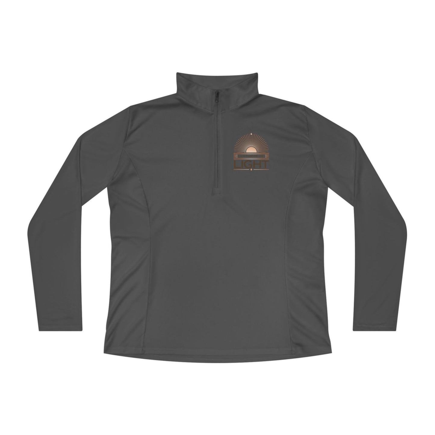 "Let There Be Light" Unisex Ladies Quarter-Zip Pullover - The Shield of Light