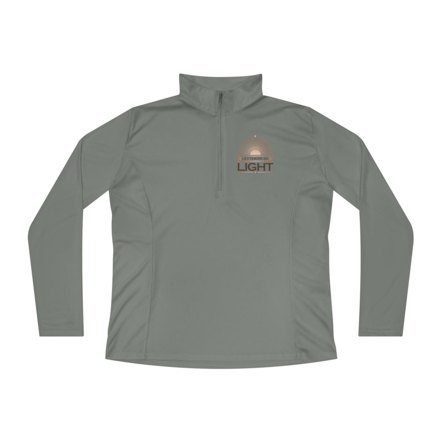 "Let There Be Light" Unisex Ladies Quarter-Zip Pullover - The Shield of Light