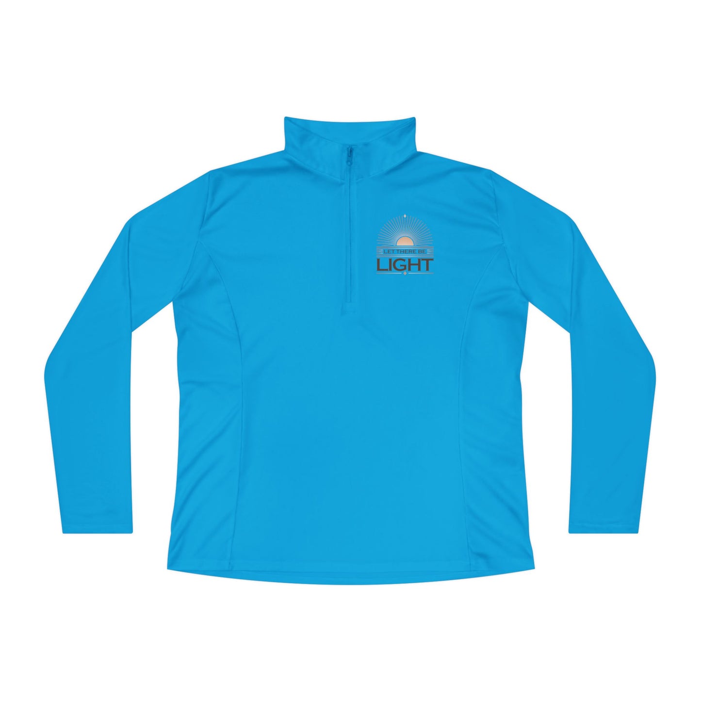 "Let There Be Light" Unisex Ladies Quarter-Zip Pullover - The Shield of Light