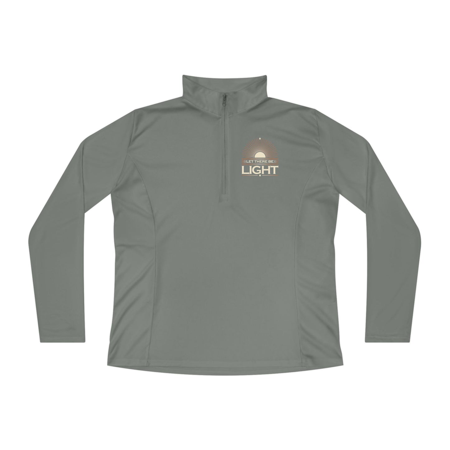 "Let There Be Light" Unisex Ladies Quarter-Zip Pullover - The Shield of Light