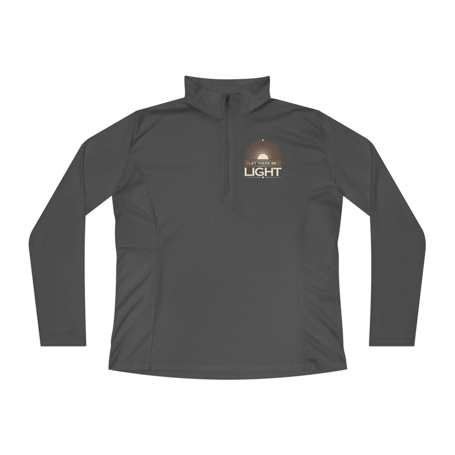 "Let There Be Light" Unisex Ladies Quarter-Zip Pullover - The Shield of Light
