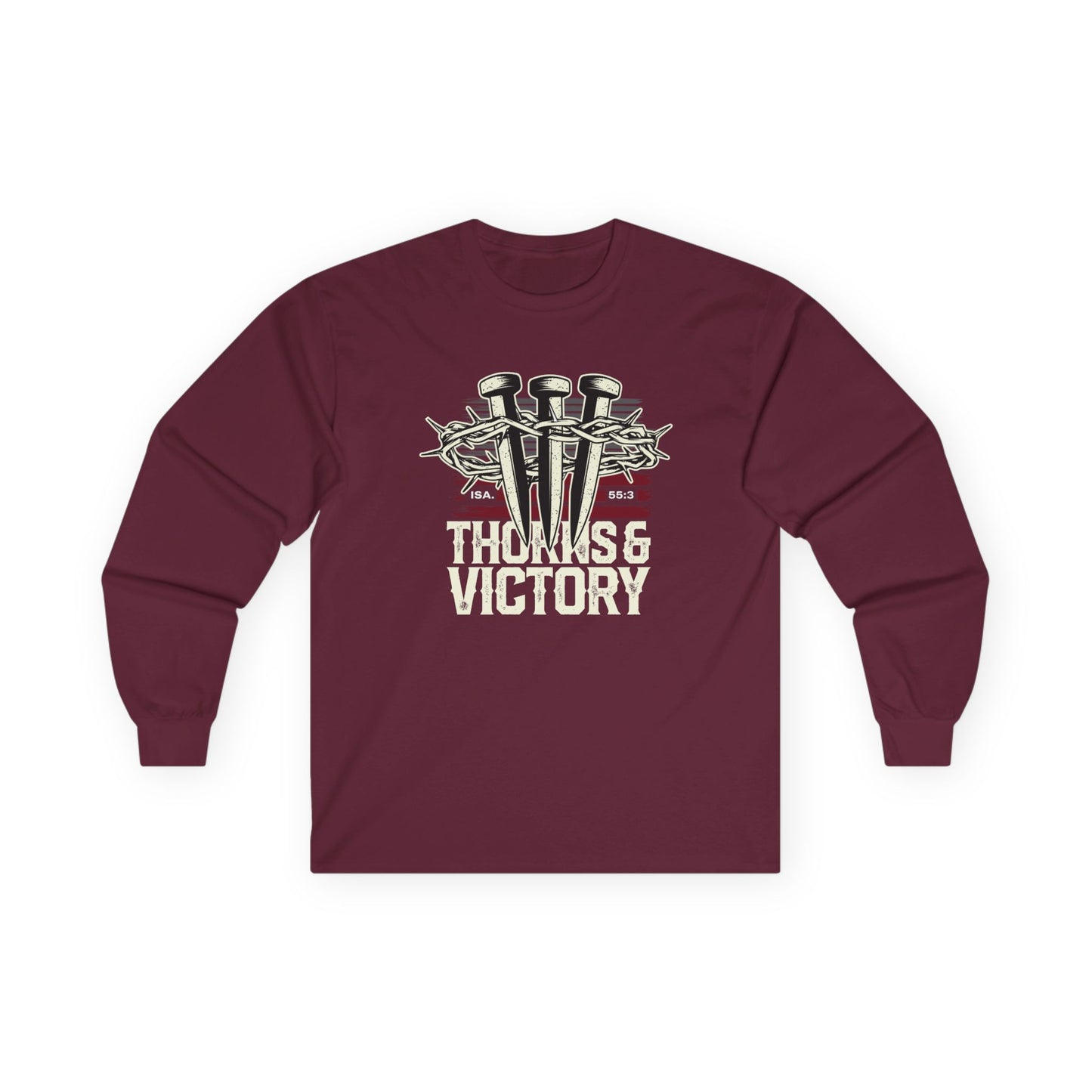 "Thorns & Victory" Unisex Long Sleeve Tee - The Shield of Light