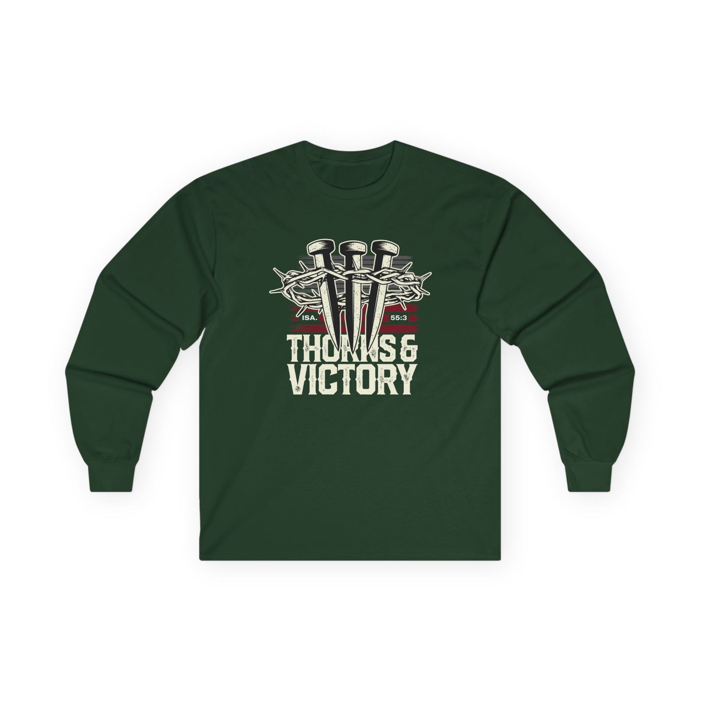 "Thorns & Victory" Unisex Long Sleeve Tee - The Shield of Light