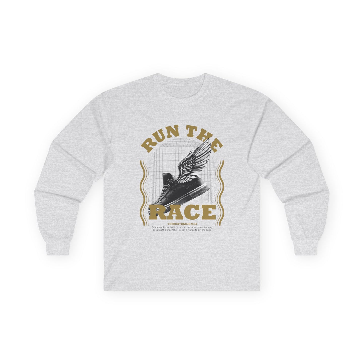 "Run The Race " Unisex Long Sleeve Tee - The Shield of Light