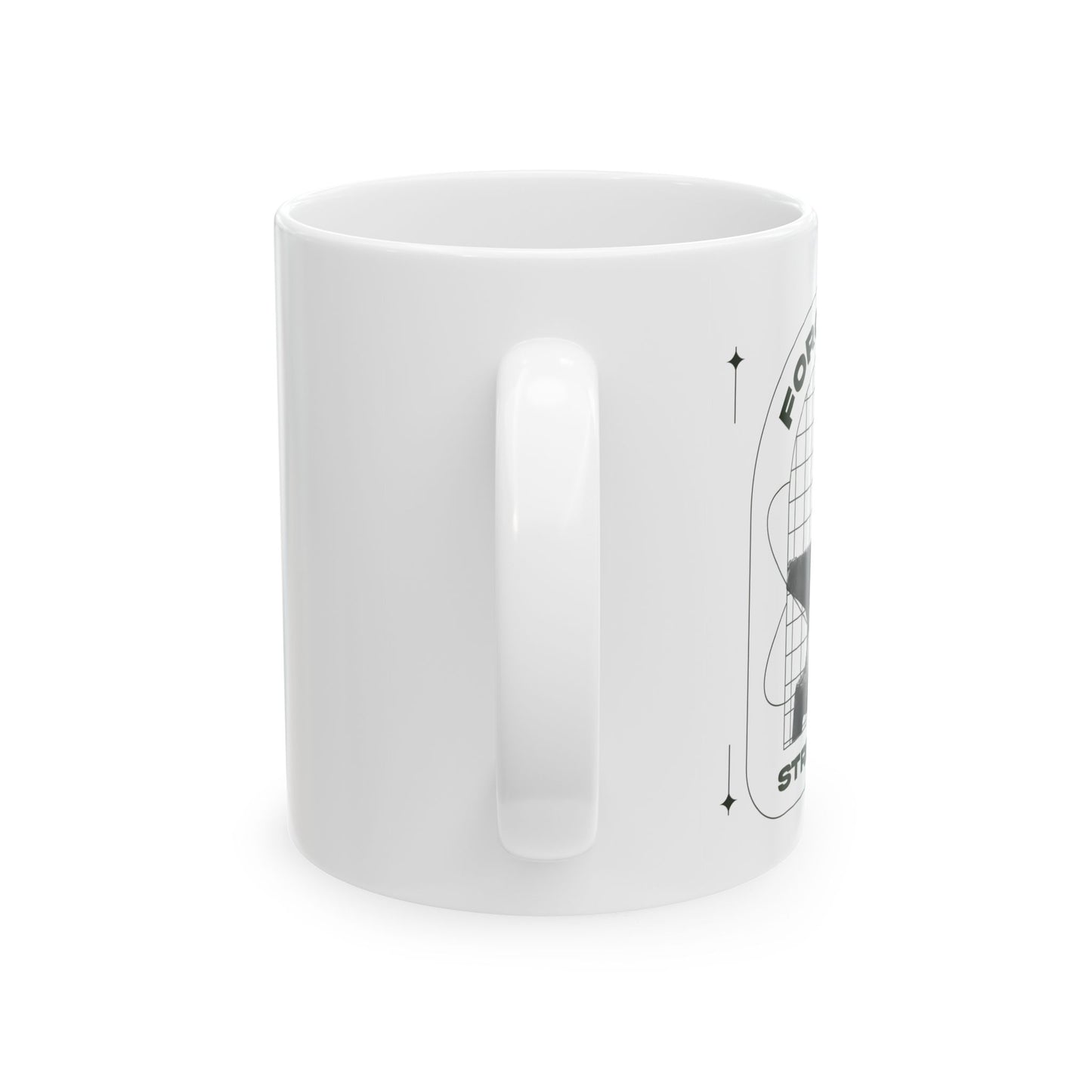 "Forged In Strength" Unisex Ceramic Mug 11oz/15oz, - The Shield of Light