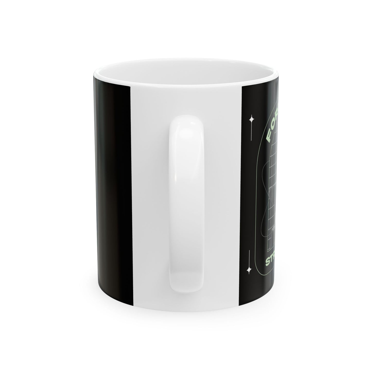 "Forged In Strength" Unisex Ceramic Mug 11oz/15oz, - The Shield of Light