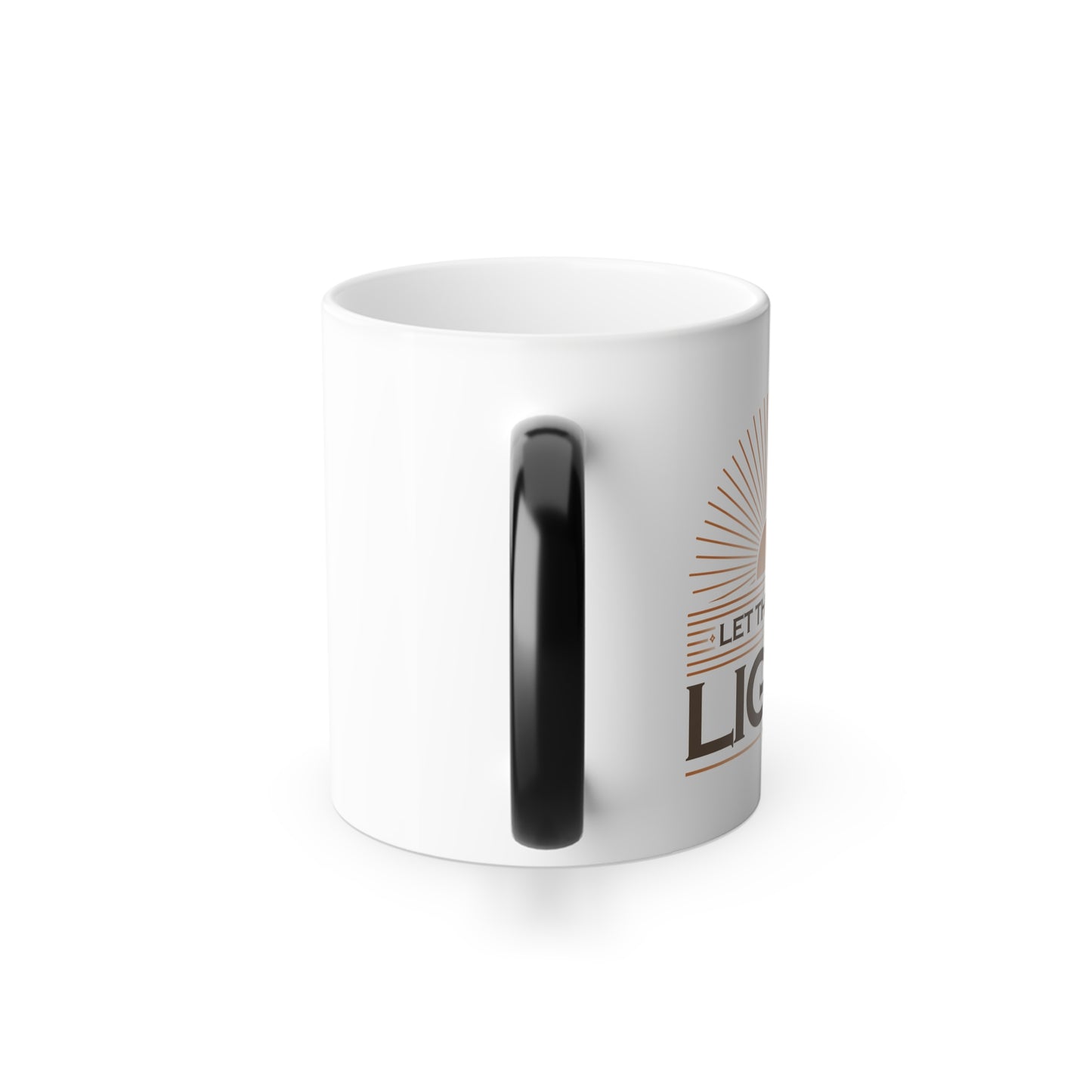 "Let There Be Light" Unisex 11oz Coffee Color Morphing Mug - The Shield of Light