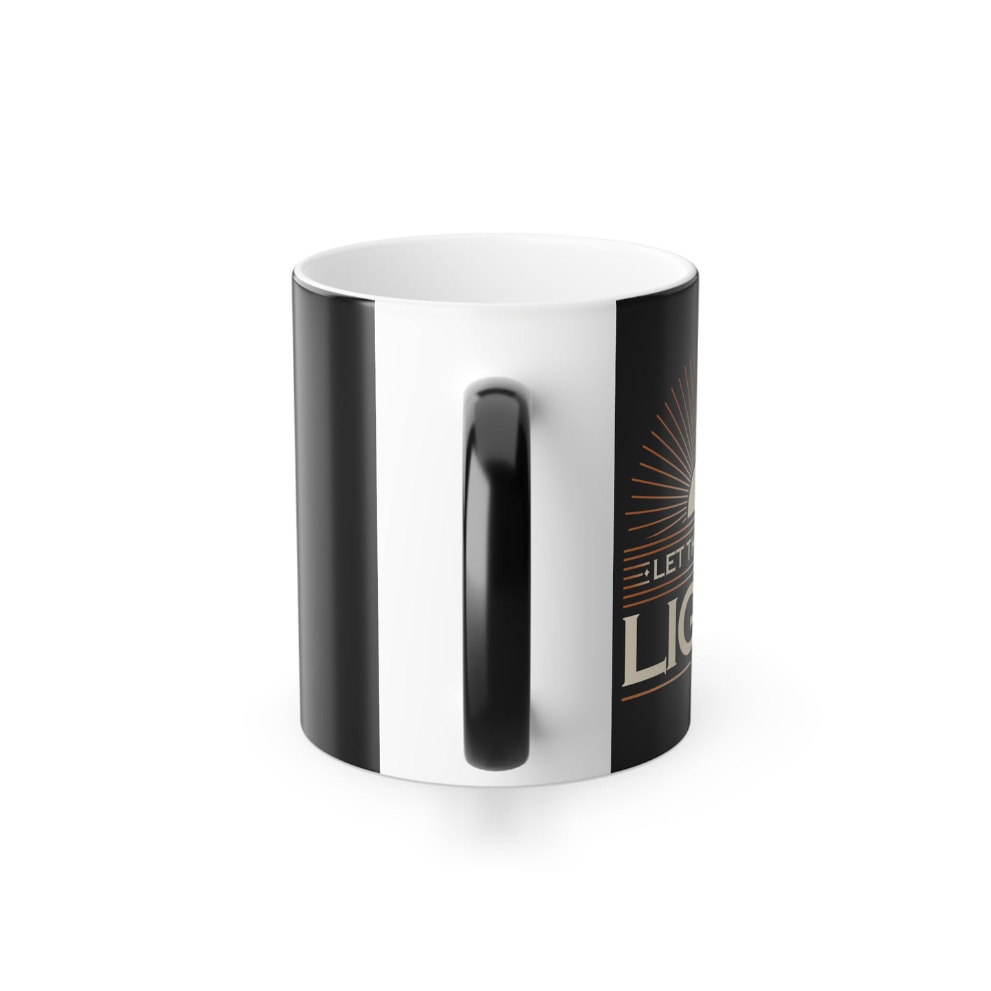 "Let There Be Light" Unisex 11oz Coffee Color Morphing Mug - The Shield of Light