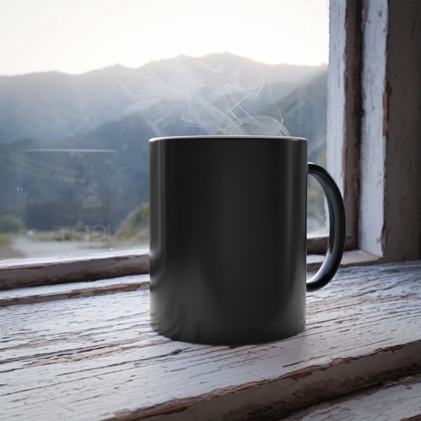 "Let There Be Light" Unisex 11oz Coffee Color Morphing Mug - The Shield of Light