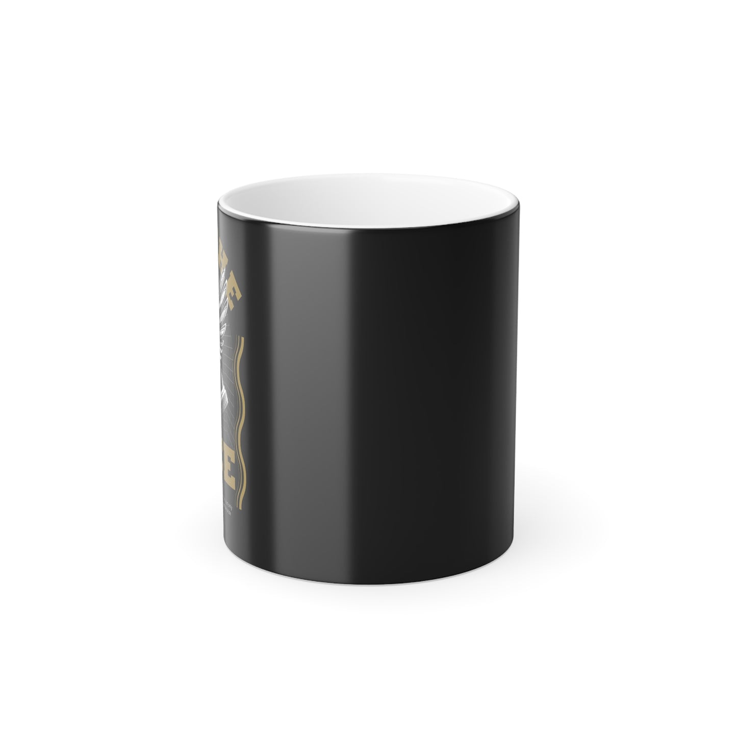 "Run The Race" Unisex 11oz Coffee Color Morphing Mug - The Shield of Light