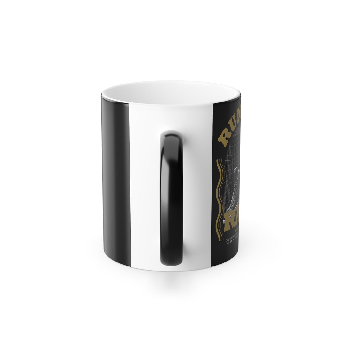 "Run The Race" Unisex 11oz Coffee Color Morphing Mug - The Shield of Light
