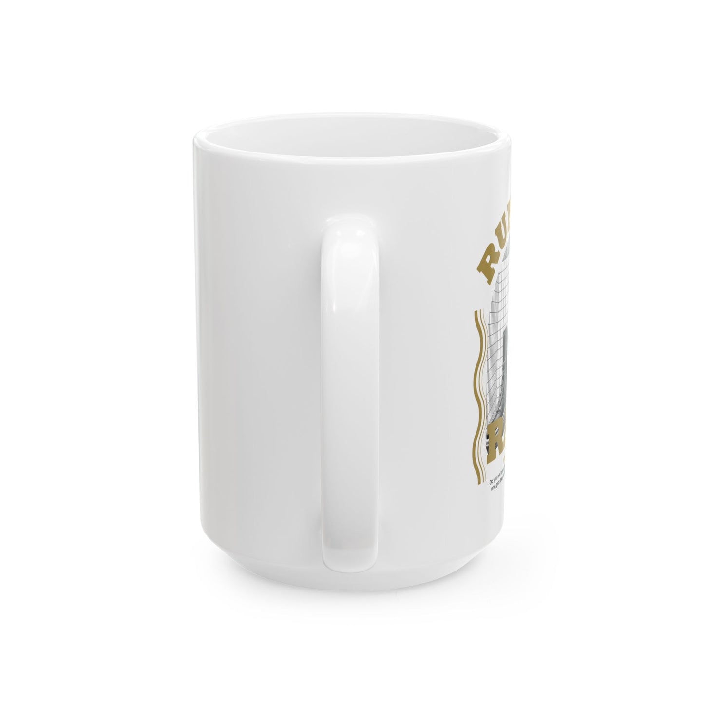 "Run The Race" Unisex Ceramic Mug 11oz/15oz, - The Shield of Light