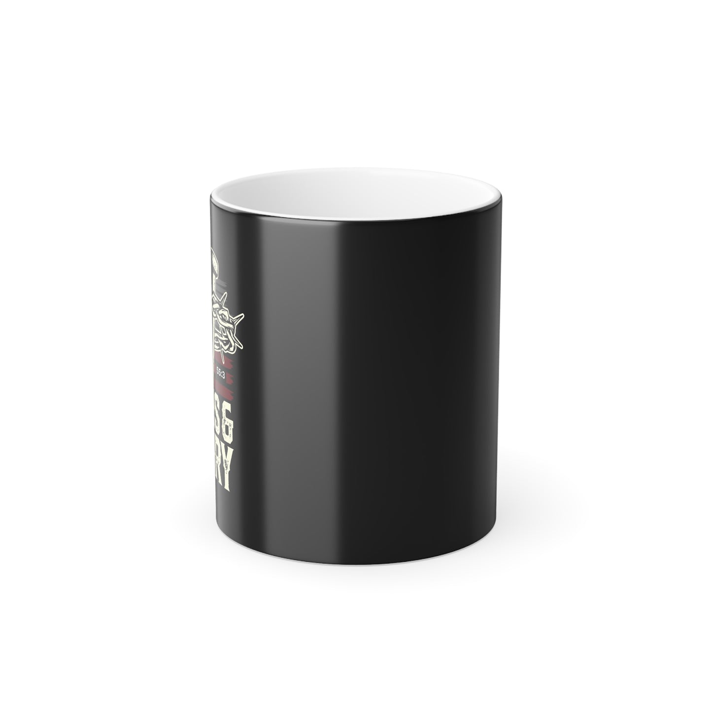 "Thorns & Victory" Unisex 11oz Coffee Color Morphing Mug - The Shield of Light