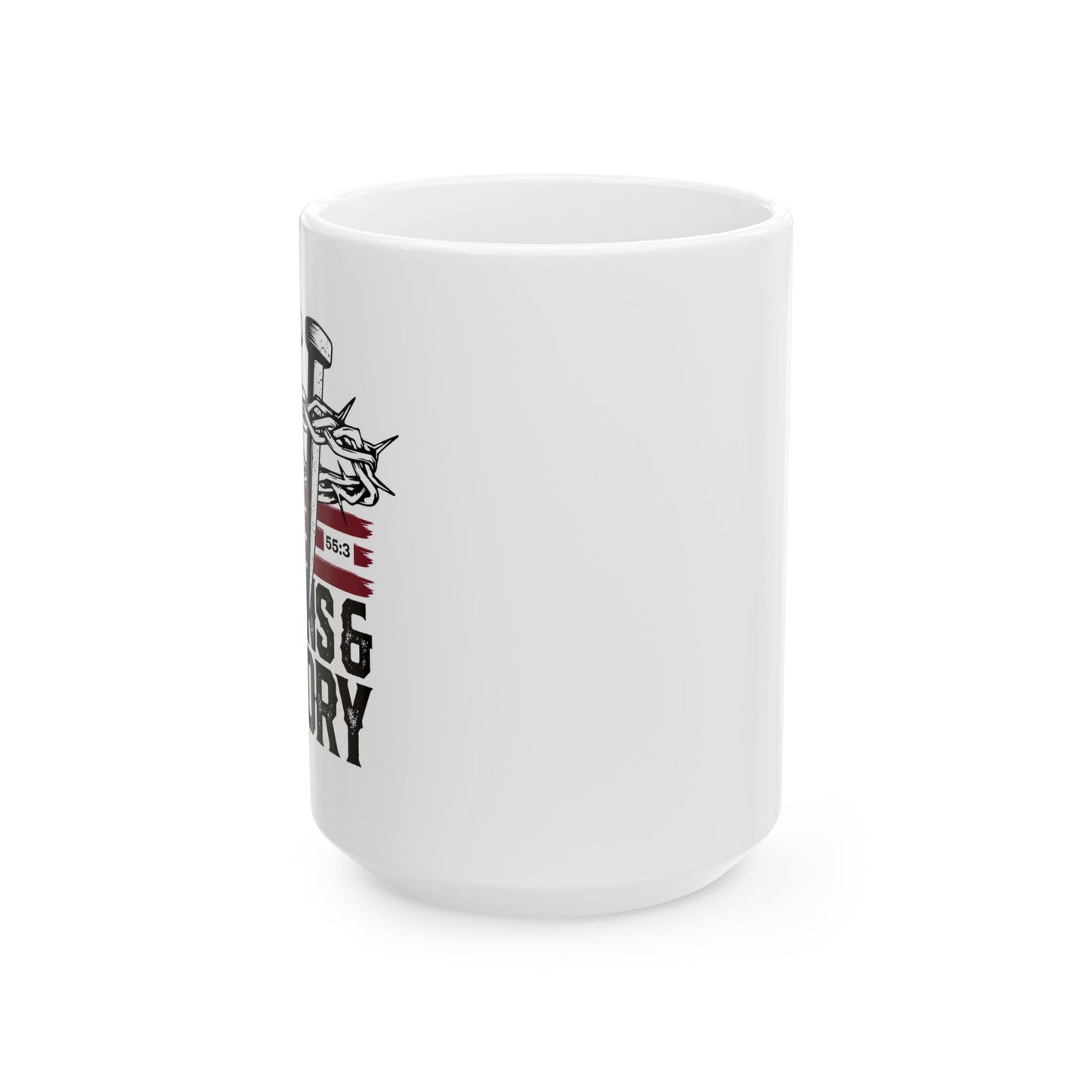 "Thorns & Victory" Unisex Ceramic Mug 11oz/15oz, - The Shield of Light