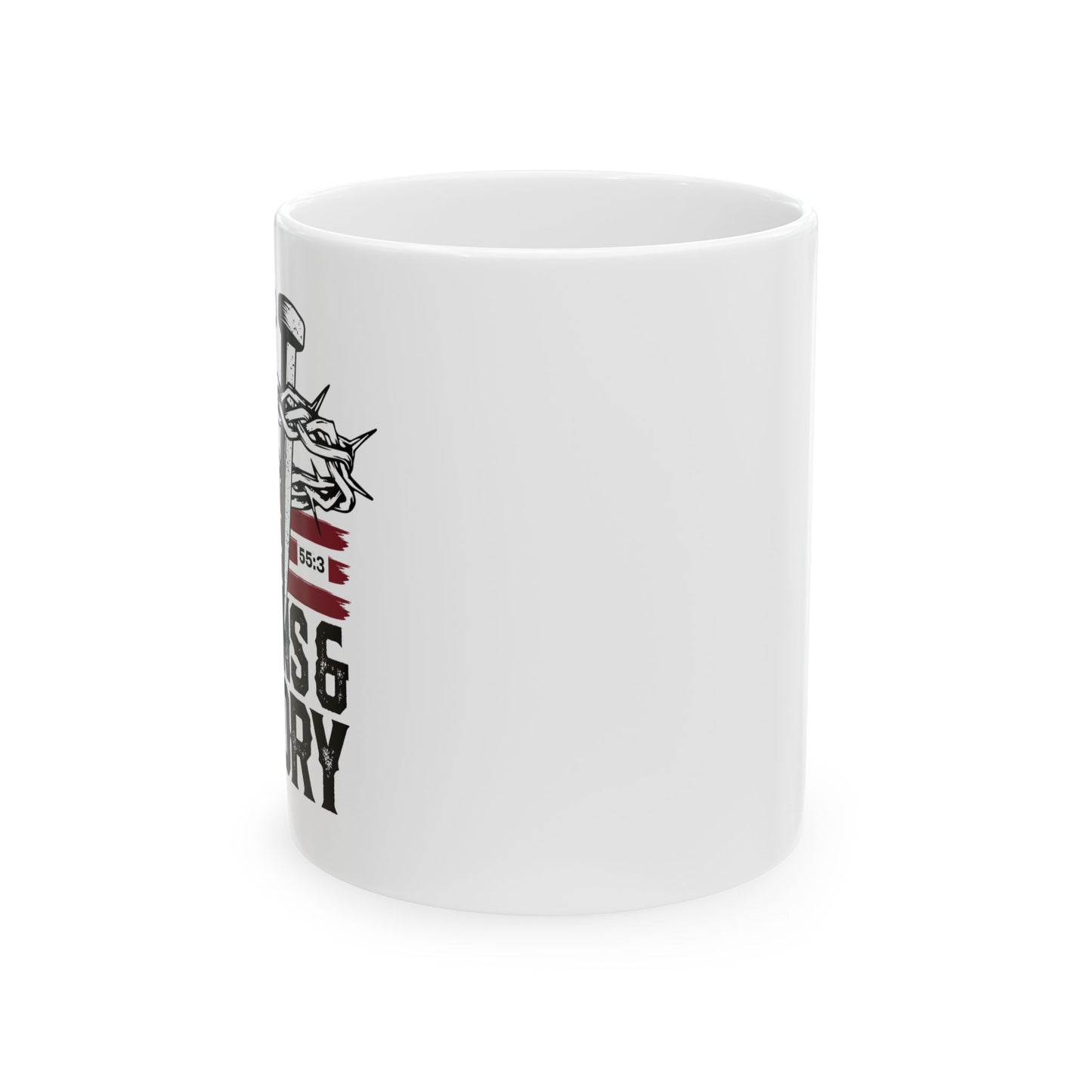 "Thorns & Victory" Unisex Ceramic Mug 11oz/15oz, - The Shield of Light
