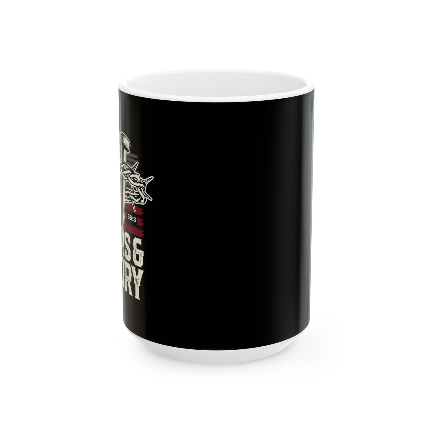 "Thorns & Victory" Unisex Ceramic Mug 11oz/15oz, - The Shield of Light
