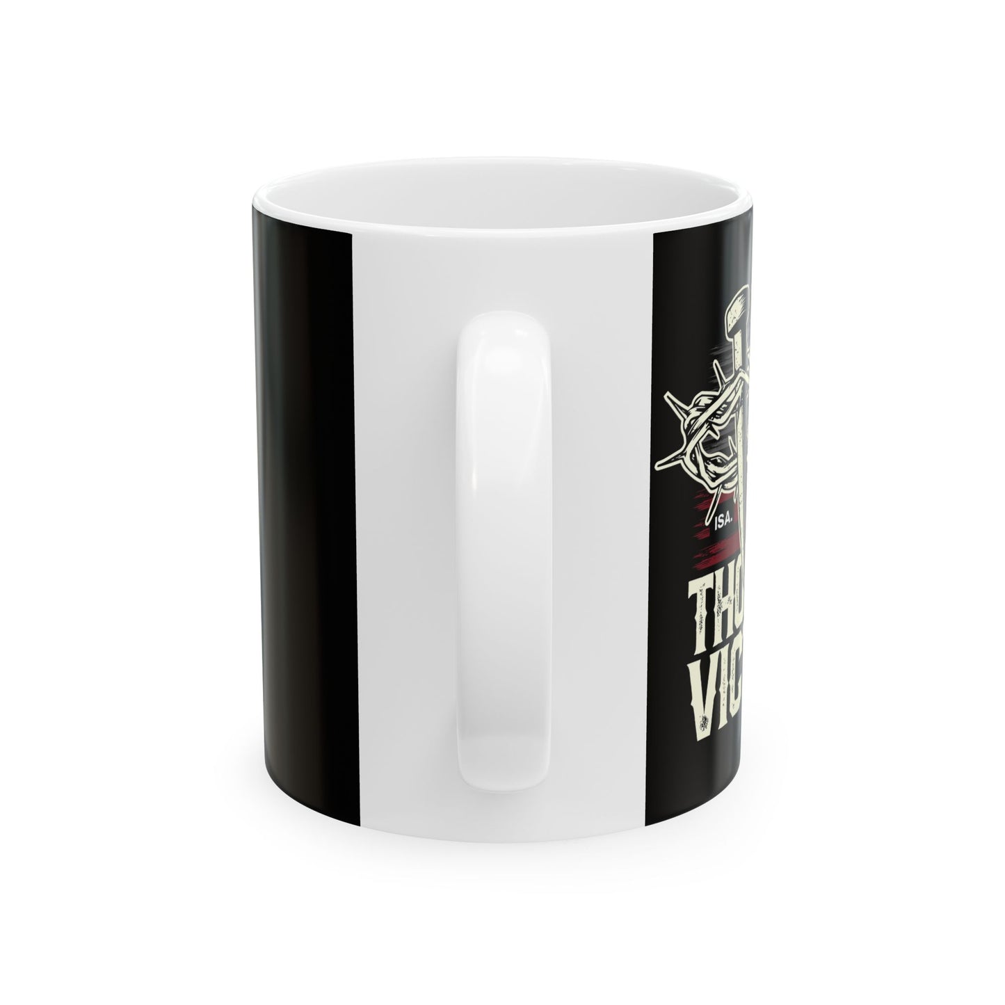 "Thorns & Victory" Unisex Ceramic Mug 11oz/15oz, - The Shield of Light