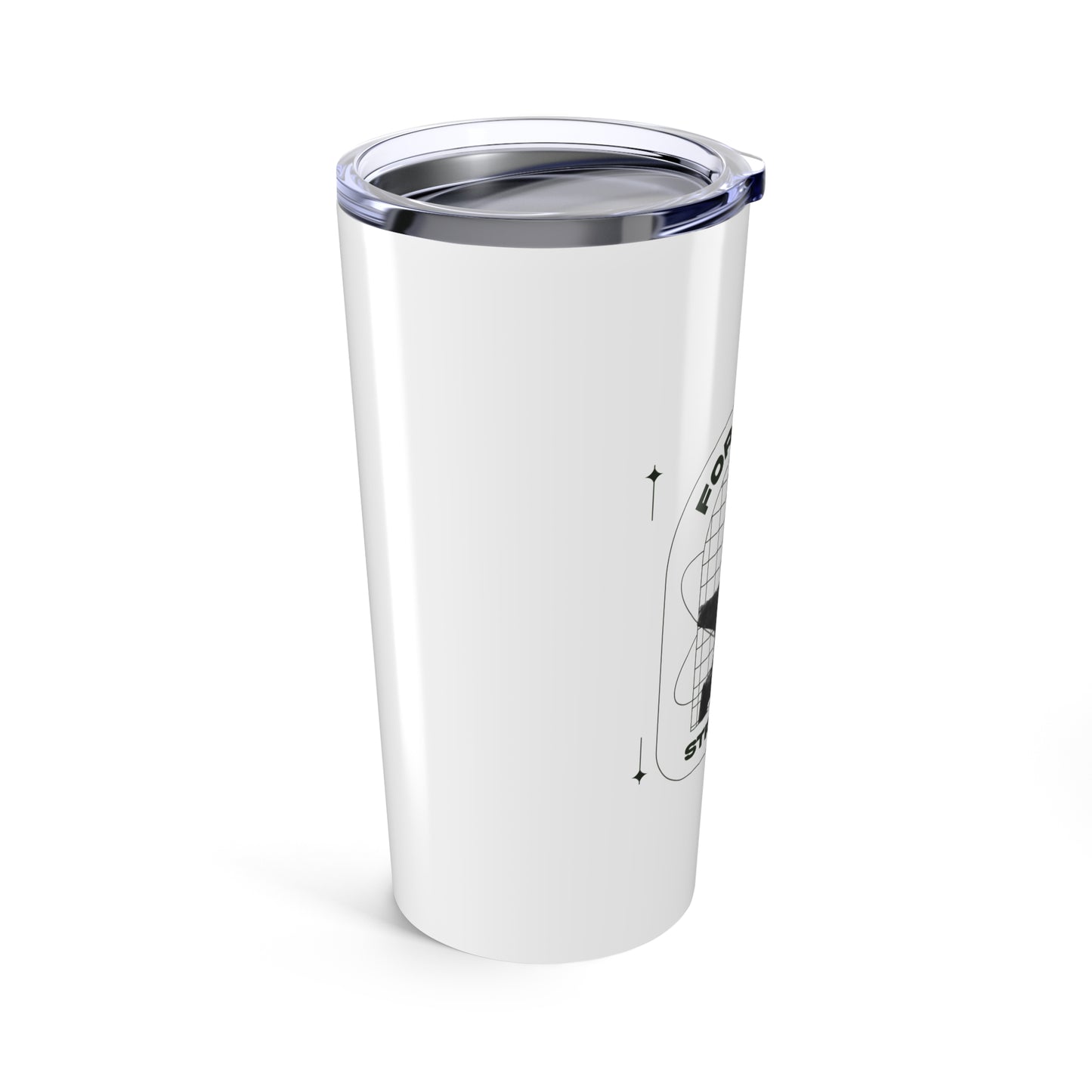 "Forged In Strength" Unisex Inspirational 20oz Tumbler Travel Cup - The Shield of Light