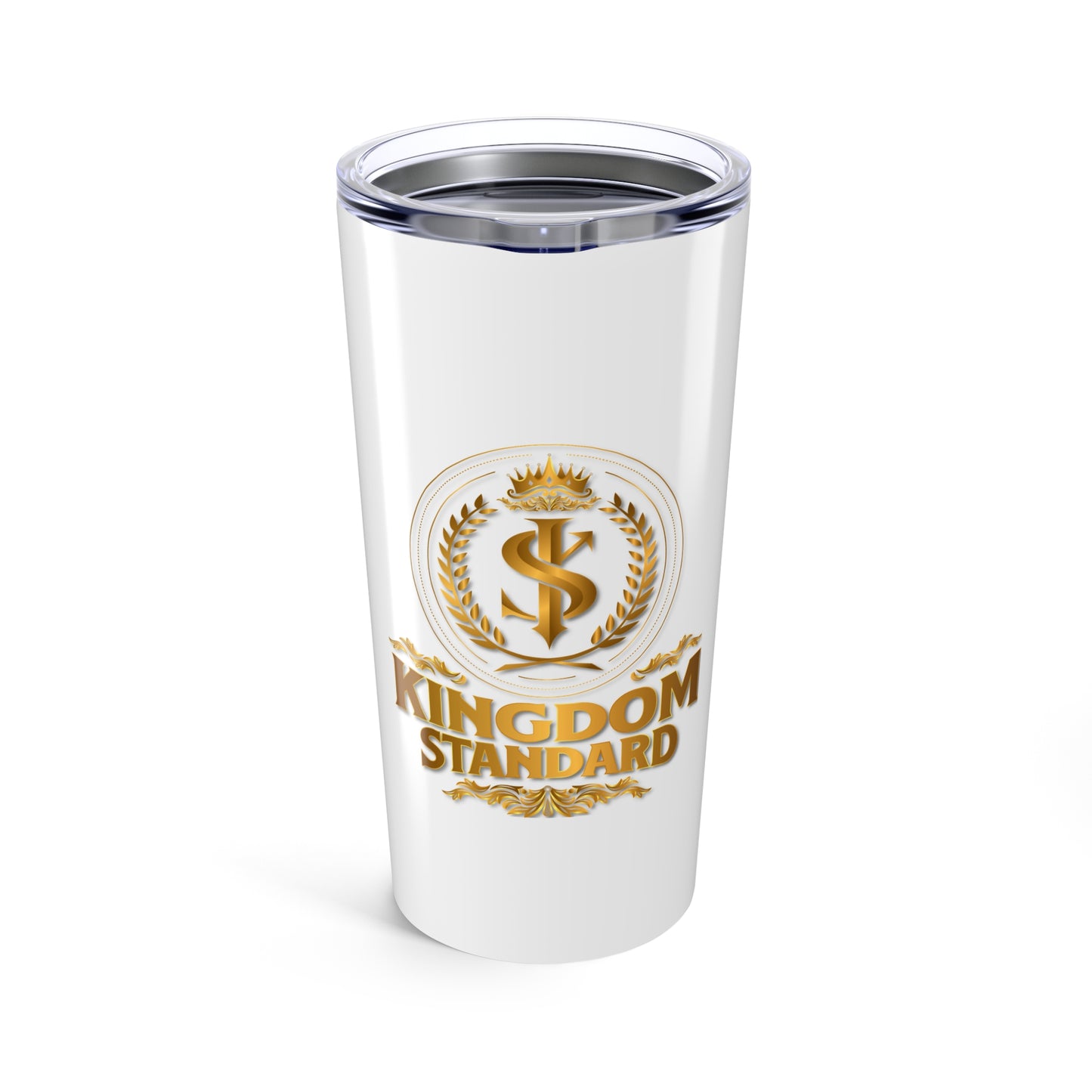 "Kingdom Standard" Unisex Inspirational 20oz Tumbler Travel Cup - The Shield of Light